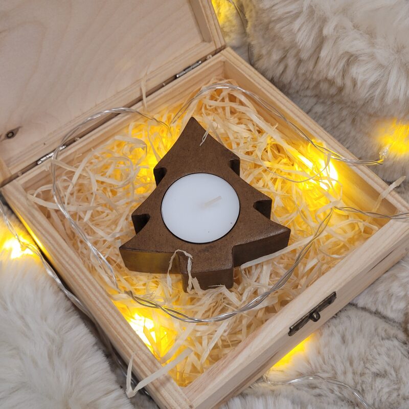 Piernikowy Swiecznik Choinka