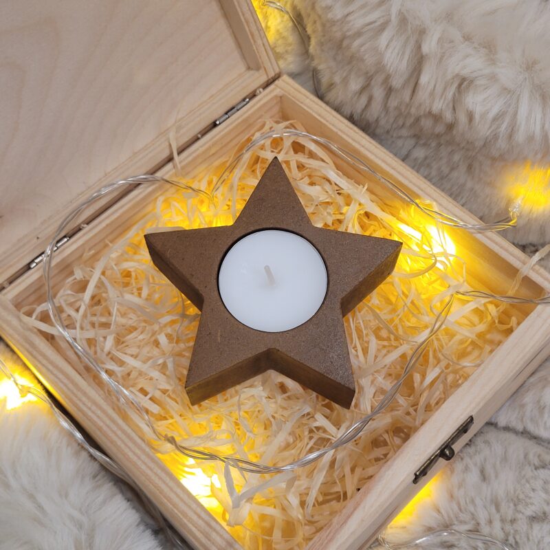 Piernikowy Swiecznik Gwiazda