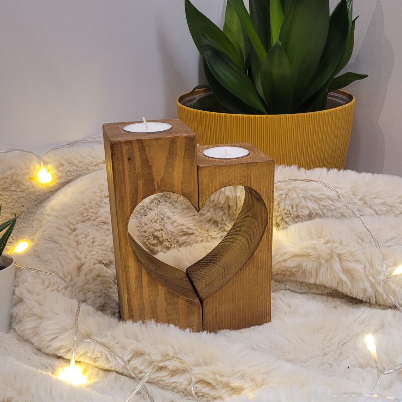 Świecznik Serce