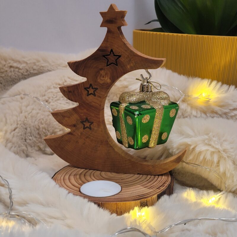 Świecznik Choinka z Bombką AD